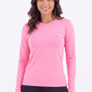 Camisa Feminina Proteção Solar Uv+50 Camiseta Segunda Pele Térmica Blusa